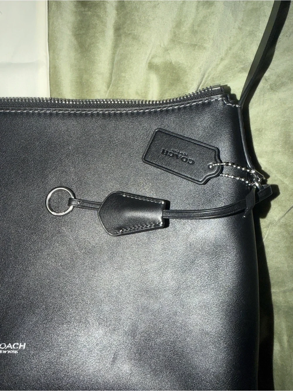 Coach structured black